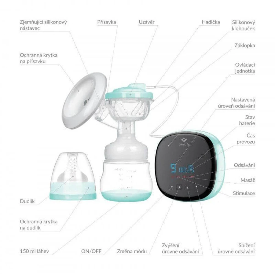 TrueLife Nutrio BP Elektrische Milchpumpe