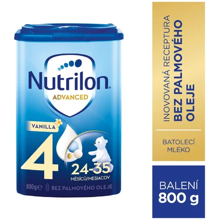 Nutrilon 4 Advanced Toddler vainilla leche en polvo 800 g