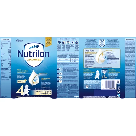 Nutrilon 4 Advanced Toddler vainilla leche en polvo 800 g