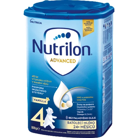 Nutrilon 4 Advanced Toddler vainilla leche en polvo 800 g
