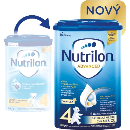 Nutrilon 4 Advanced Toddler vainilla leche en polvo 800 g