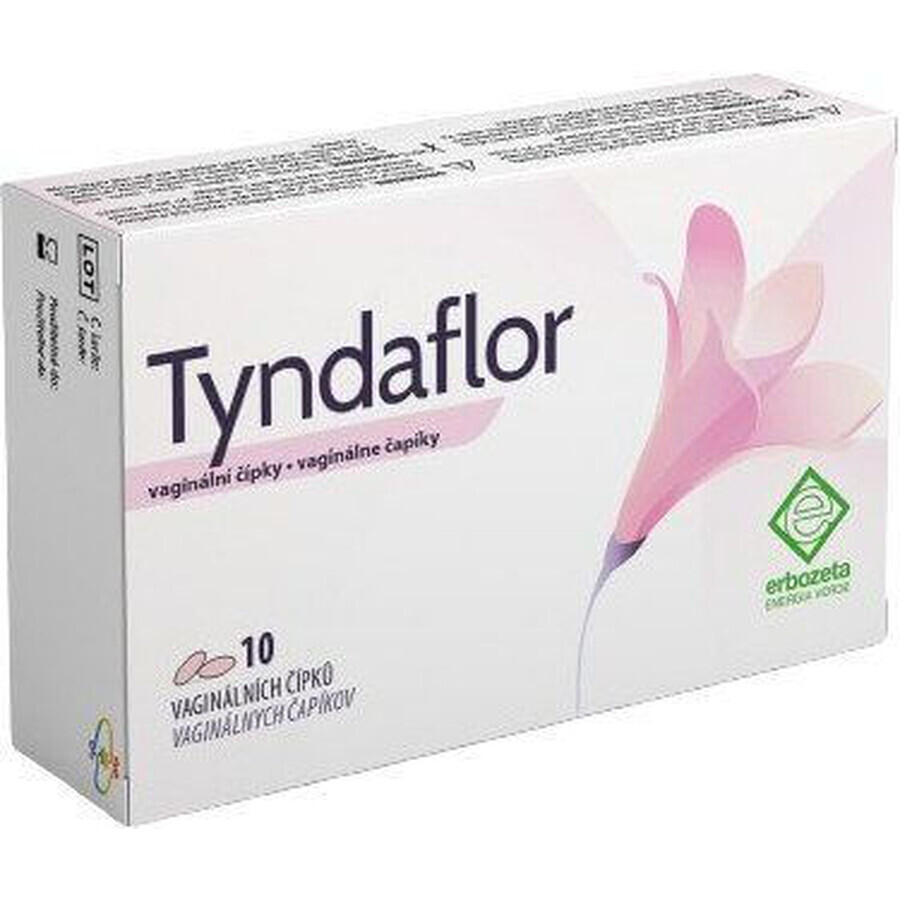Tyndaflor vaginal suppositories 10 x 2 g