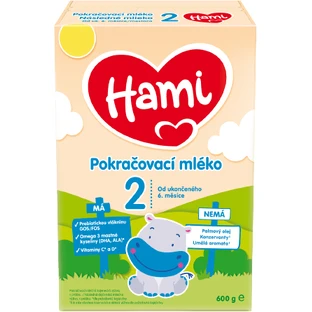Hami 2 Opvolgmelk voor zuigelingen uit het Verenigd Koninkrijk. 6 maanden 600 g