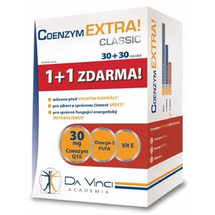 Co-enzym Extra! CLASSIC 30 mg - DA VINCI, 60 capsules
