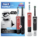 Oral-B Family - Vitality Pro Protect X D103 noir + D100 Starwars