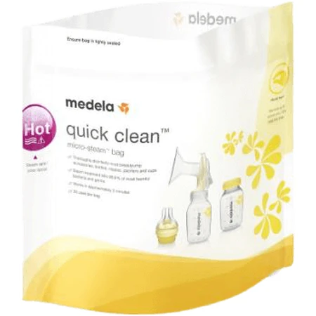Medela Quick Clean Bolsas de limpieza para microondas 5 uds.