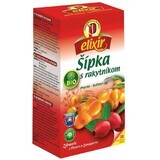Agrocarpaty Rosa mosqueta bio con frutos de espino amarillo - tisana, 20 x 1,5 g