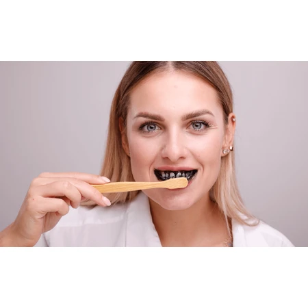 hello coco Charbon actif blanchissant pour les dents Original 30 g