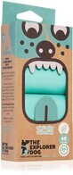 Explorer dog Recycled dog poop bags with peppermint scent 60 pieces