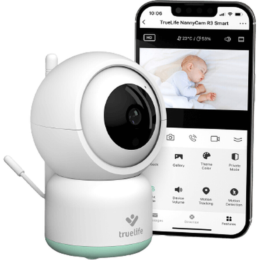 TrueLife NannyCam R3 Smart rotating nanny