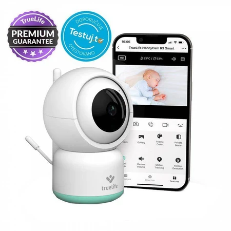 TrueLife NannyCam R3 Smart rotierendes Kindermädchen