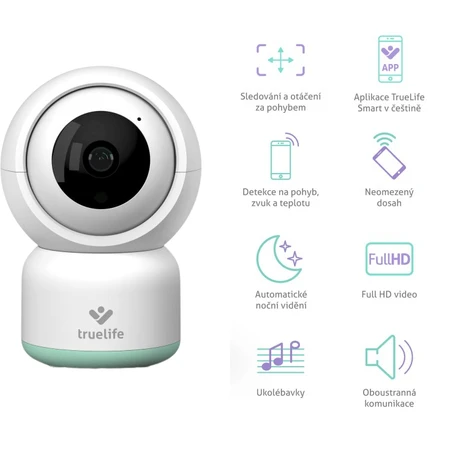TrueLife NannyCam R3 Smart rotierendes Kindermädchen