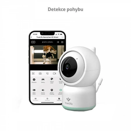 TrueLife NannyCam R3 Smart rotierendes Kindermädchen