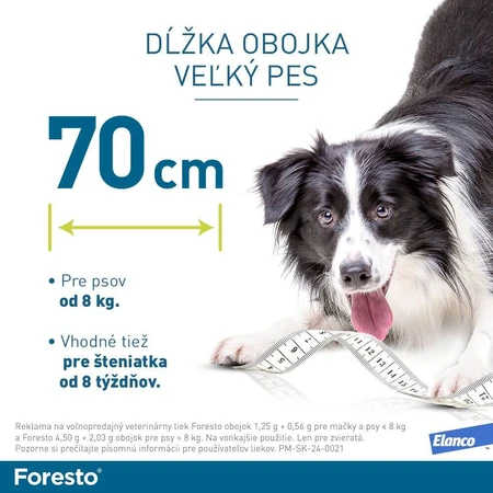 Foresto Collar for dogs over 8 kg 70 cm