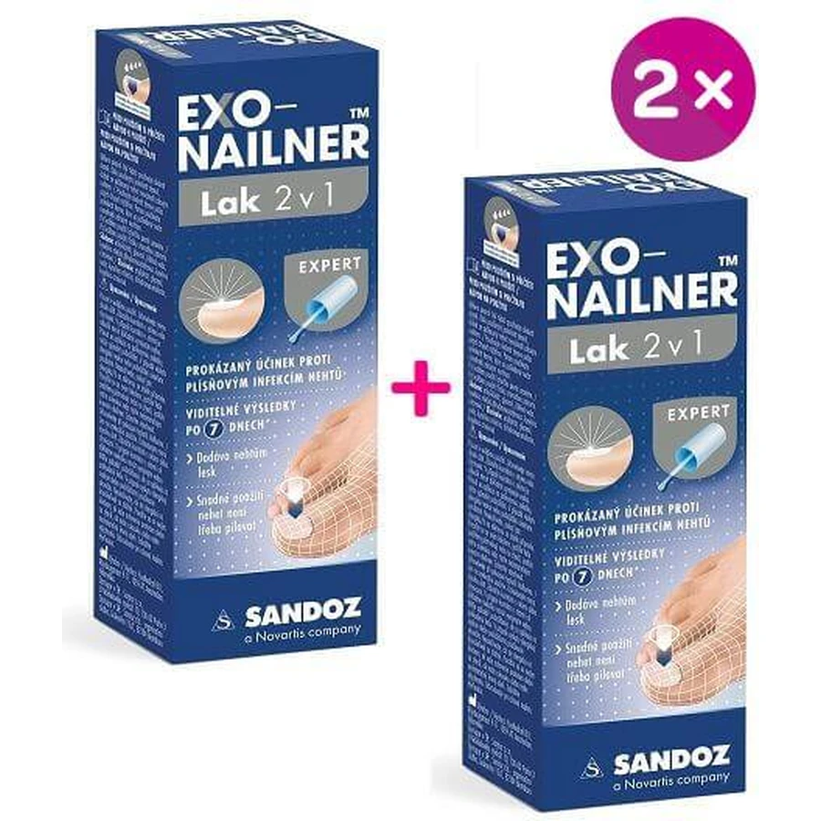 Exo-Nailer Exo-Nailner 2in1 2x5 ml