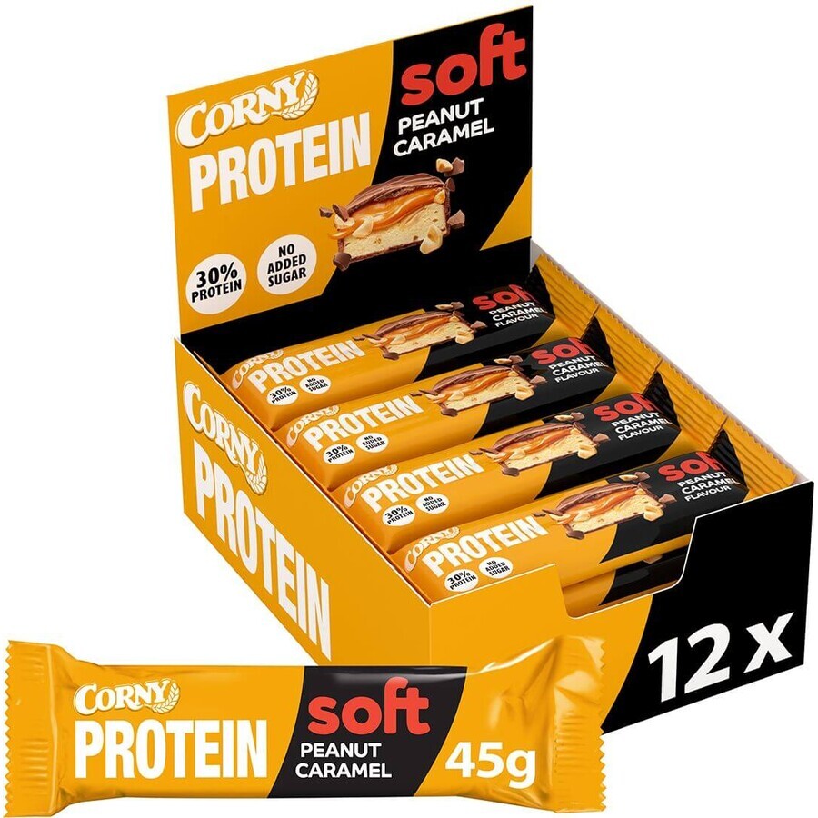 Corny Protein SOFT Protein Bar Arahide-Caramel 45 g