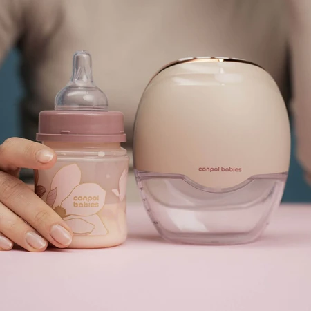 Extractor de leche eléctrico manos libres para sujetador de bebés Canpol