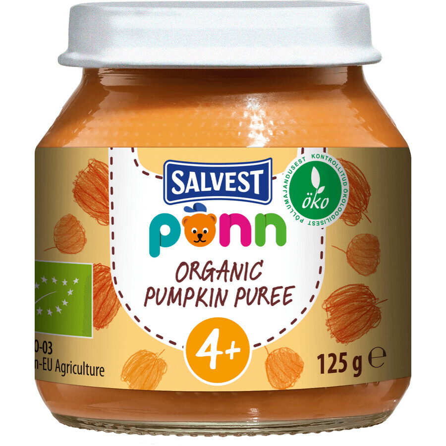 Salvest Ponn Piure de dovleac bio 125 g