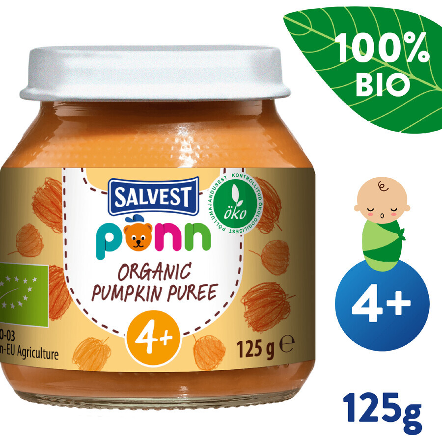 Salvest Ponn Piure de dovleac bio 125 g