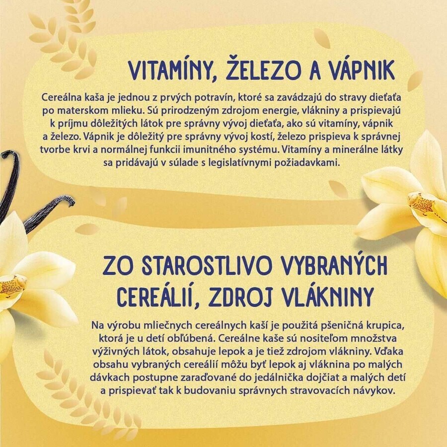 Sunar lapte terci de semolă pentru o vanilie de noapte bună 210 g