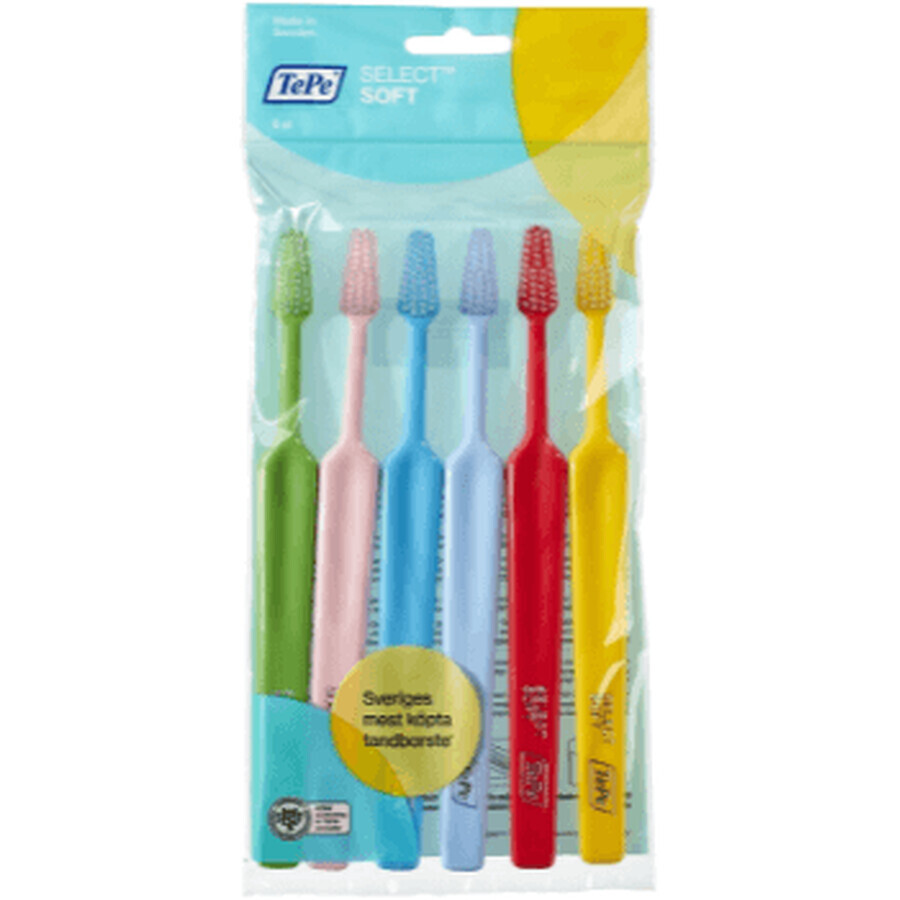 Buy TePe Select Soft Toothbrush 6 pcs TePe Select Soft Toothbrush 6 pcs