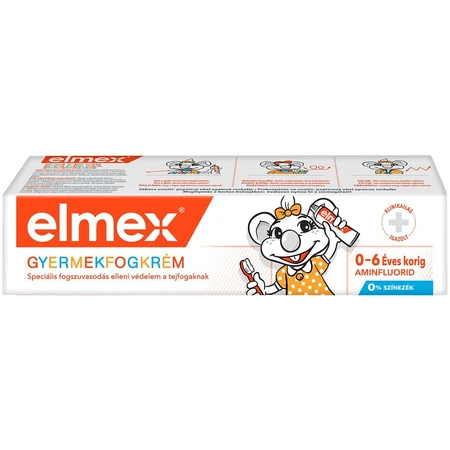 Elmex Children's toothpaste with aminfluoride 0-6 years, 50 ml
