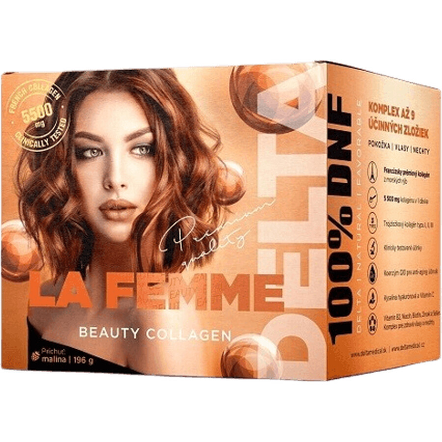 Delta LA FEMME beauty COLLAGEN frambozensmaak, poeder 196 g
