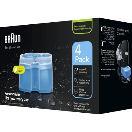 Braun Clean&Renew 4 cartuchos