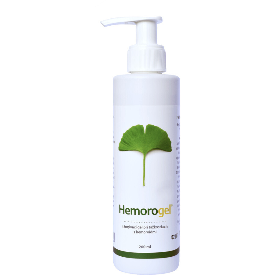 Hemorogel Intimate Cleansing Gel with pump 200 ml