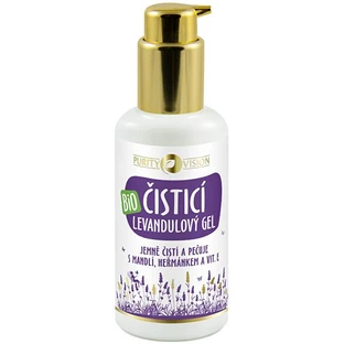 Purity Vision Gel limpiador de lavanda con almendra, manzanilla y vit. E BIO 100 ml