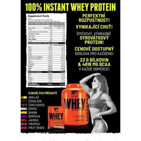 Extrifit 100% Molkenprotein Pistazie 2000 g
