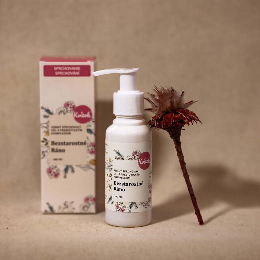Kvitok Gel de ducha suave con complejo prebiótico - Mañana sin preocupaciones 100 ml