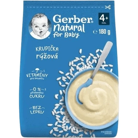 Gerber Natuurlijke Rijstkorrels 4m+ 180 g