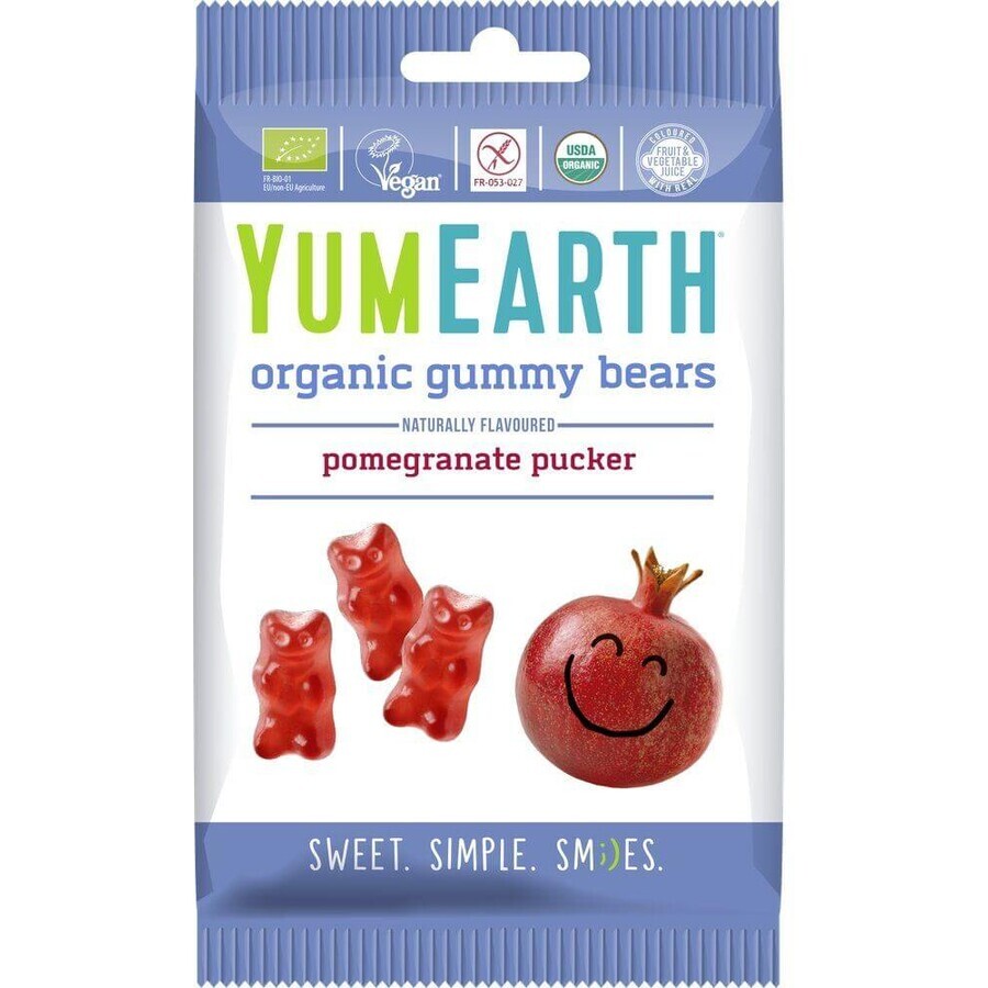 Gomitas ecológicas YumEarth 50 g