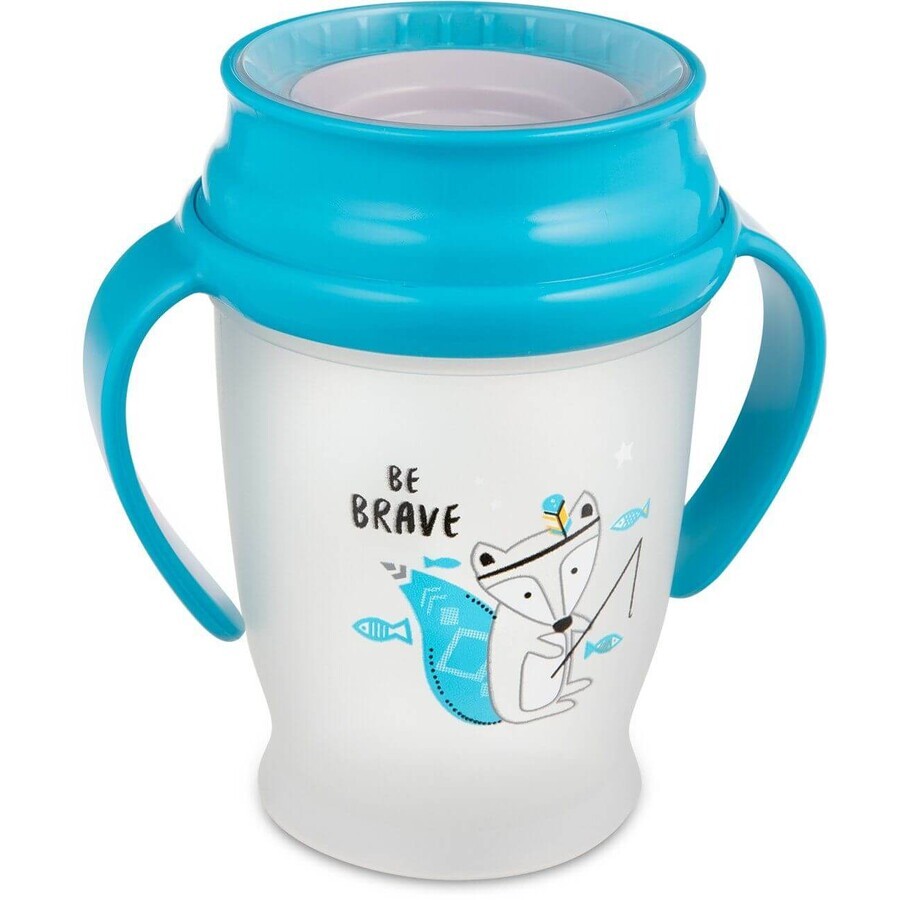 LOVI Becher 360° Junior Junior Indian Summer, blau 250 ml