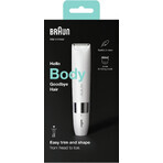 Mini tondeuse Braun Body BS1000 épilateur électrique pour le corps Mini tondeuse Braun Body BS1000 épilateur électrique pour le corps
