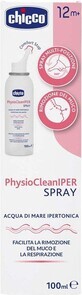 Chicco PhysioCleanIPER Hypertonic nasal spray with sea water 12m+, 100 ml