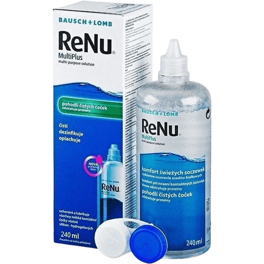 ReNu Bausch&Lomb MultiPlus Multifunktions-Kontaktlinsenflüssigkeit. 240 ml