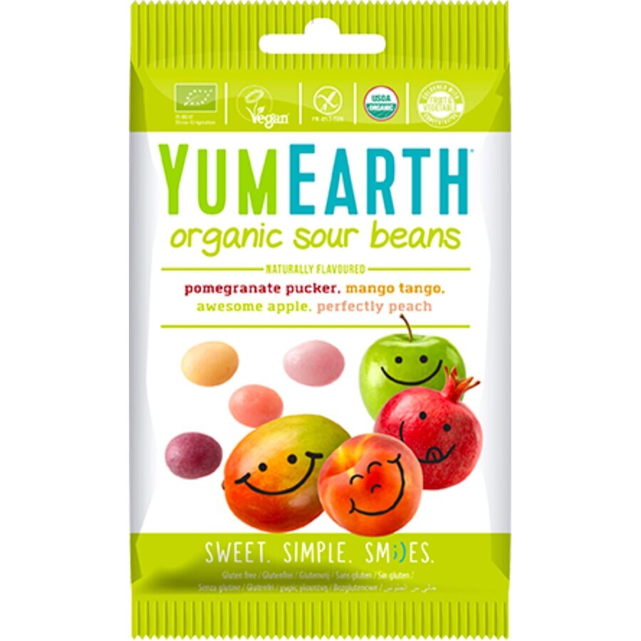 YumEarth Organic Sour Beans 50 g
