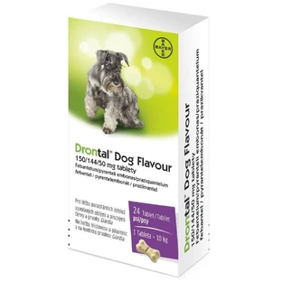 Drontal Hund 150/144/50 mg, 24 Tabletten, Bayer