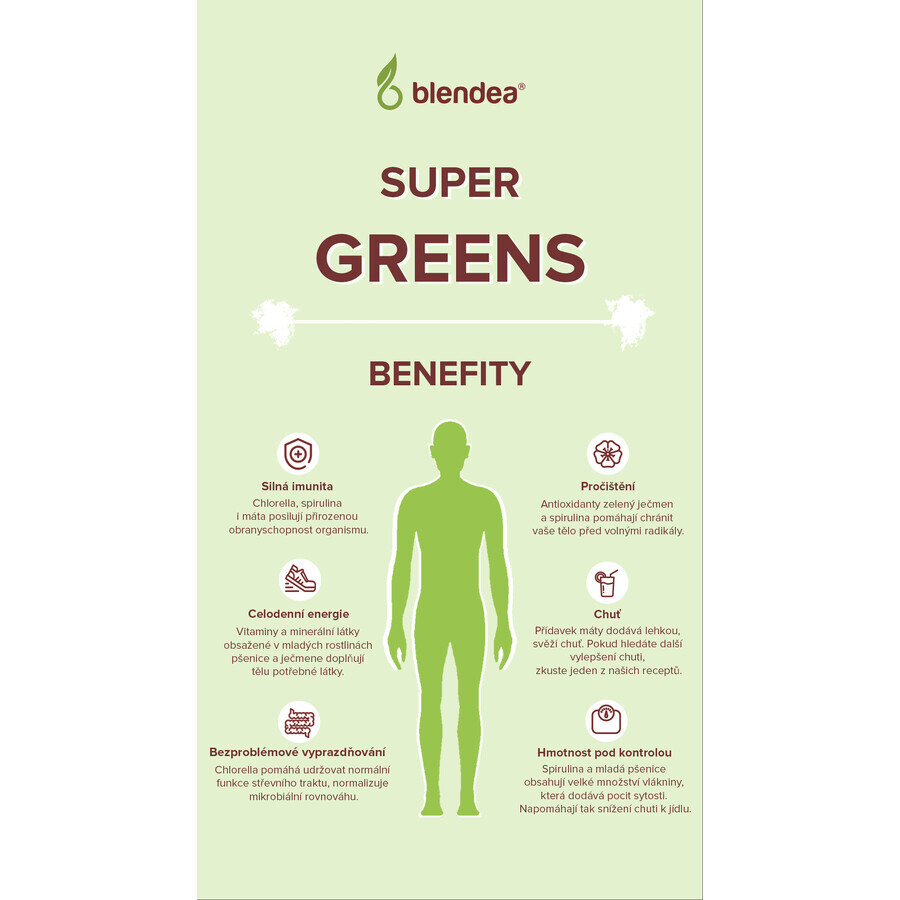 Blendea Supergreens BIO 5 grüne Superfoods 90 g