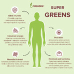 Blendea Supergreens BIO 5 grüne Superfoods 90 g Blendea Supergreens BIO 5 grüne Superfoods 90 g