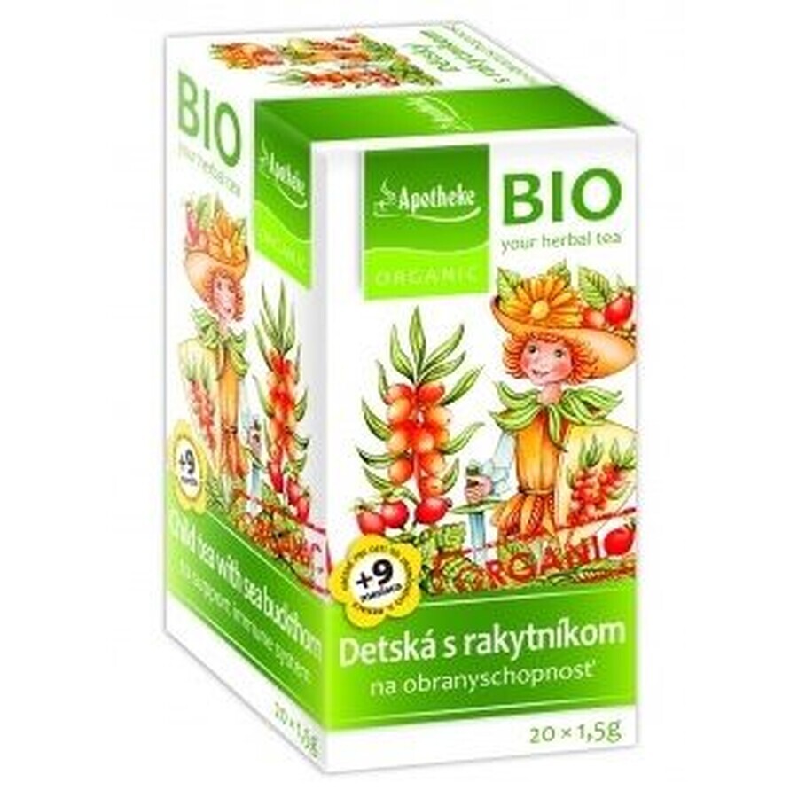 Apotheke Bio Selection Kindertee mit Sanddorn 20 x 1,5 g