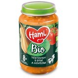 Hami Fleisch- und Gemüsenudeln mit Bio-Kürbis und Rindfleisch 8m+ 190 g