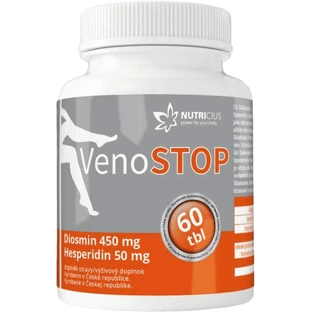 Nutricius VenoSTOP Diosmin 450 mg / Hesperidin 50 mg 60 tablets