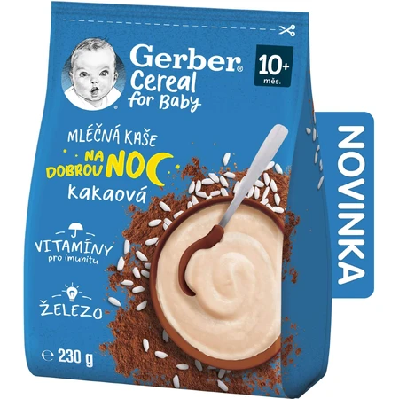 Gerber Cereal Cereal milk porridge cocoa Good Night 230 g