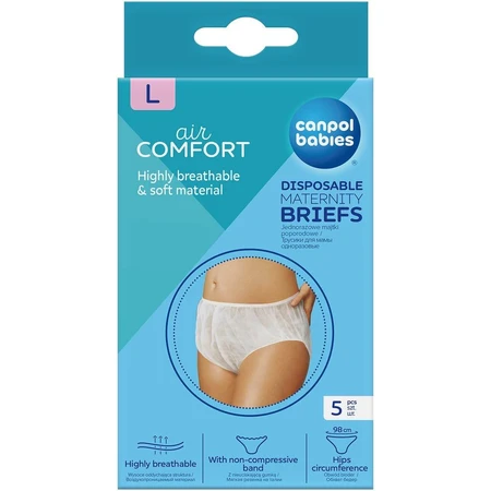 Canpol babies Disposable Maternity Panties L - Postpartum 5 pcs