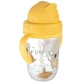 Canpol bebé Vaso con pajita no fluido con peso 6m+ Animales exóticos amarillo 270 ml