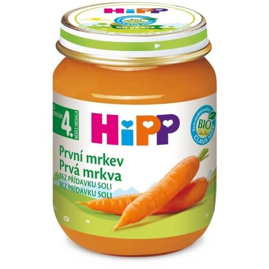 Buy HiPP Organic vegetable puree First carrot 125 g HiPP Organic vegetable puree First carrot 125 g