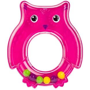 Canpol kids Serpiente con cascabel búho rosa